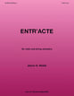 Entr'acte Orchestra sheet music cover